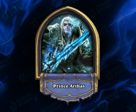 Hearthstone Prince Arthas Boost