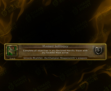 Masked Soliloquy Achievement Boost