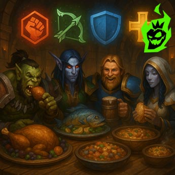 Class-based cooking buffs