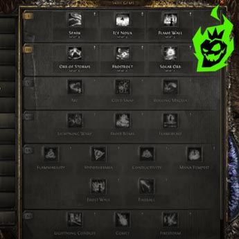Act 1-3 skill gems