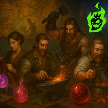 Professions rewards overview