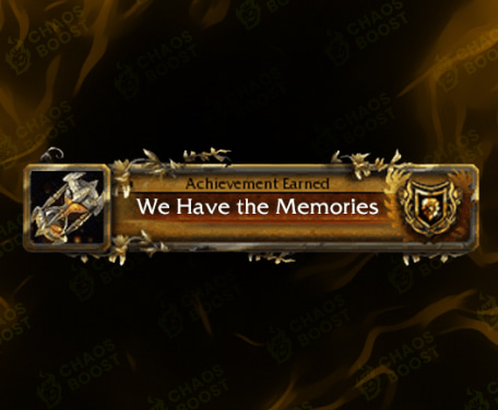 We Have the Memories Achievement Boost